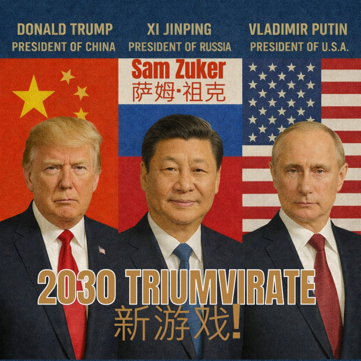 2030 TRIUMVIRATE — Chinese edition by Sam Zuker